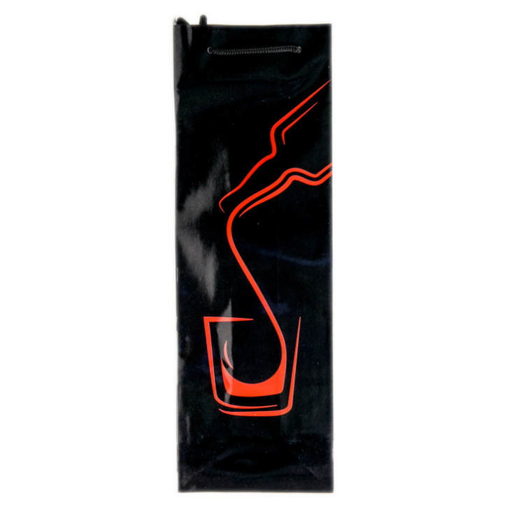 Пакет подарочный Miland Whiskey silhouette 12x36x9 см арт. П001-0032