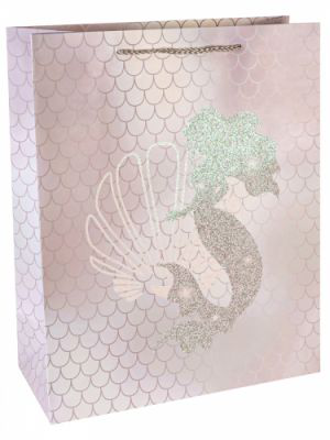 Пакет подарочный Dream cards Сказочная русалка 26,4х32,7х13,6 см арт. ПКП-0747