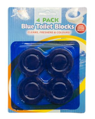 Таблетки для бачка унитаза Blue Toilet Blocks 4 шт арт. 38850-6-6