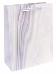 Dream cards Пакет подарочный с мат. лам. Синий мрамор 18х24х8.5 см (M),210 г ПКП-3443