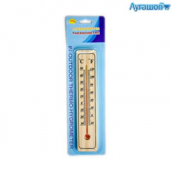 Термометр внутренний 20х4 см деревянный арт. 24768-CH089-2