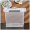 Ящик для хранения Laconic mini пластиковый прозрачный с защелками 1,6 л желтый/серый