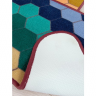 Комплект ковриков для ванной Нью Соса 50x80+57х60 / 111919-52537-43 / соты радуга 25834