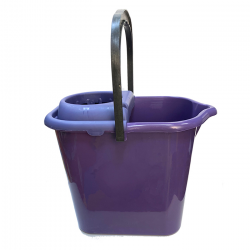 Ведро 16л с отжимом КОМФОРТ (20) фиолетовый