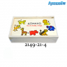 Игра настольная Домино детское в деревянной коробке арт. 2149-21