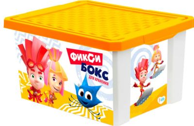 Детский ящик для хранения игрушек "ФИКСИКИ" 17 л арт. LA1319