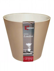 Горшок для цветов London  D 160 мм, 1,6 л молочный шоколад