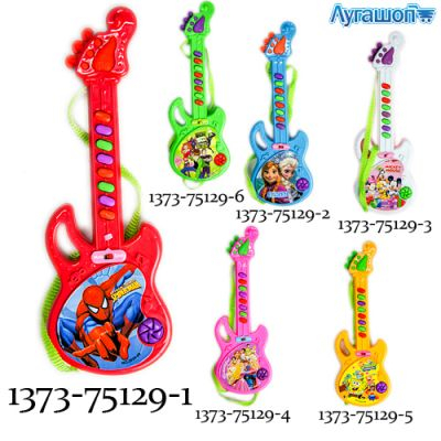 Гитара Cartoon 30 см музыкальная арт. 1373-75129