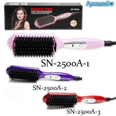 РАСЧЕСКА-выпрямитель для волос Sonax Pro SN-2500A арт. 17213-SN-2500A