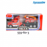 Машинка инерционная Truck Автовоз 22 см + пожарная машина арт. 559-60
