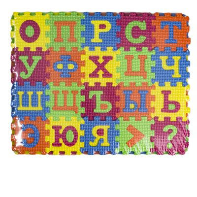 Коврик пазл детский EVA Puzzle мягкий 6x6 см арт. 2063-2
