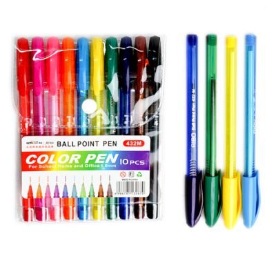 Ручки шариковые 432M-10 цветные 10 шт арт. 120246-5