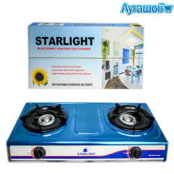 Плита газовая Starlight SL2401 2-конфорочная 71х36х8 см с пьезорозжигом арт. 17265-50