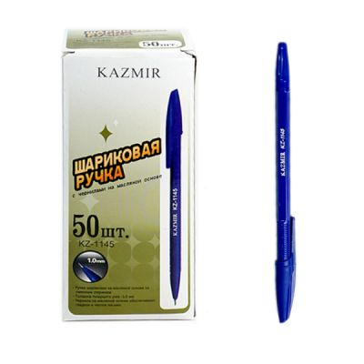 Ручка шариковая Kazmir KZ-1145 синяя (50) арт. 120605-10-KZ1145