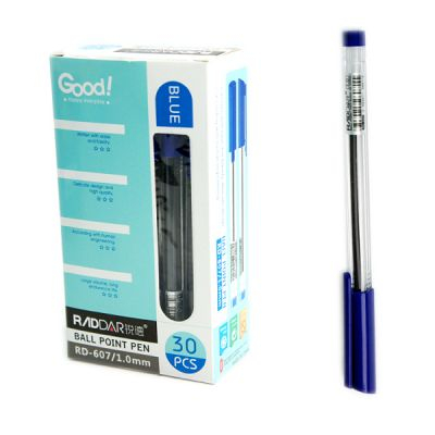 Ручка шариковая RADDAR Good RD-607 синяя (30) арт. 120058-19-RD607