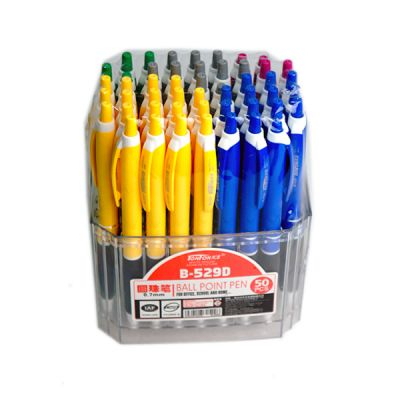 Ручка шариковая Tenfon В-529D синяя (50) арт. 120058-26-В529D