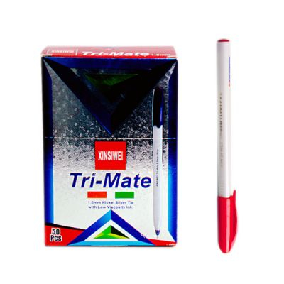 Ручка шариковая Tri-Mate BPCETMBL1M50 красная (50) арт. 120058-7-L1M50