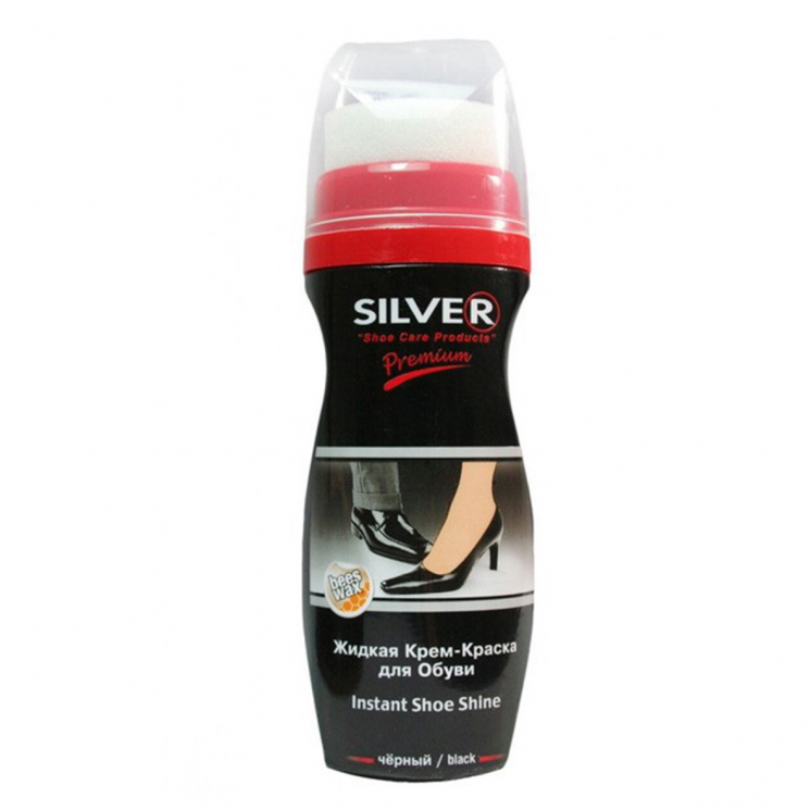 Крем-краска для обуви Silver черная 058 75 мл арт. 34738-7-13-5