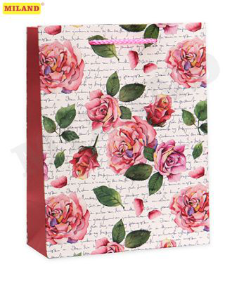 Пакет подарочный Dream cards Прелестные цветы 31х42х12 см арт. ПП-4168