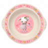 Тарелка детская глубокая с розовым декором арт. 4313161