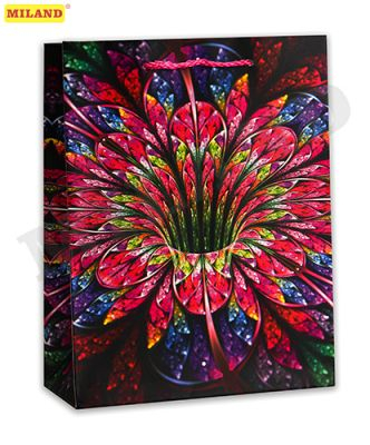 Пакет подарочный Dream cards Яркий цветок 18х23х10 см арт. ПП-4046