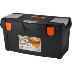 Ящик для инструментов Master 24" чёрный/оранжевый