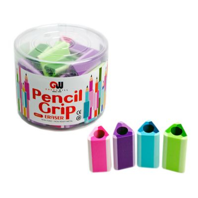 Ластик Pencil grip 4x1,5 см 48 шт HR-02216 арт. 122645-5