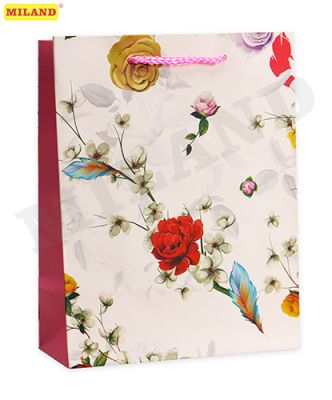 Пакет подарочный Dream cards Завораживающие цветы 42х31х12 см арт. ПП-4173