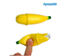 Игрушка Антистресс Банан с сюрпризом 11 см (6) арт. LG-2254-8807
